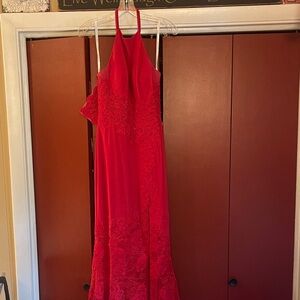 Sherri Hill Vibrant Red Dress